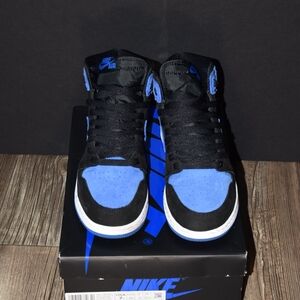 Air Jordan 1 Retro High OG 'Royal Reimagined' Size 8.5W(7Y)